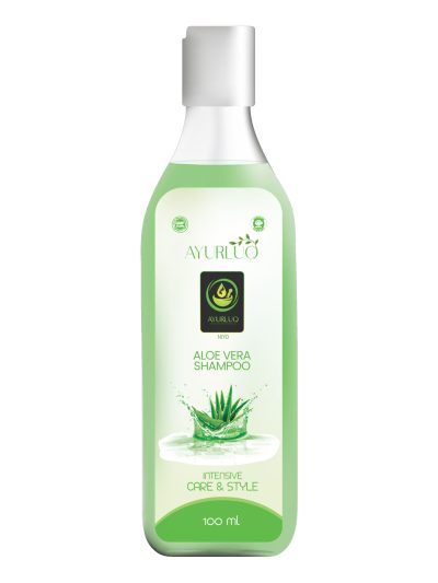 Ayurluq Aloe Vera Shampoo For Smooth & Silky Hair Dandruff Cleaner 100 ml