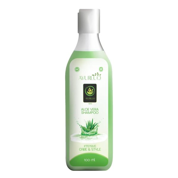 Ayurluq Aloe Vera Shampoo For Smooth & Silky Hair Dandruff Cleaner 100 ml - Image 4