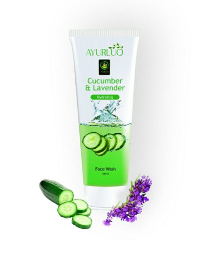 Face Wash Cucumber levender_For  face wash that acts gently on the skin keeping it healthy and refreshing  _100 ml